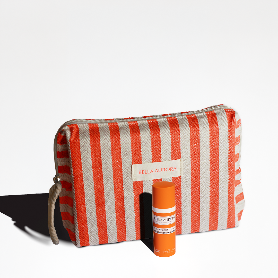 Ecran Solaire SPF 50+ + Trousse coton Rayée Offerte
